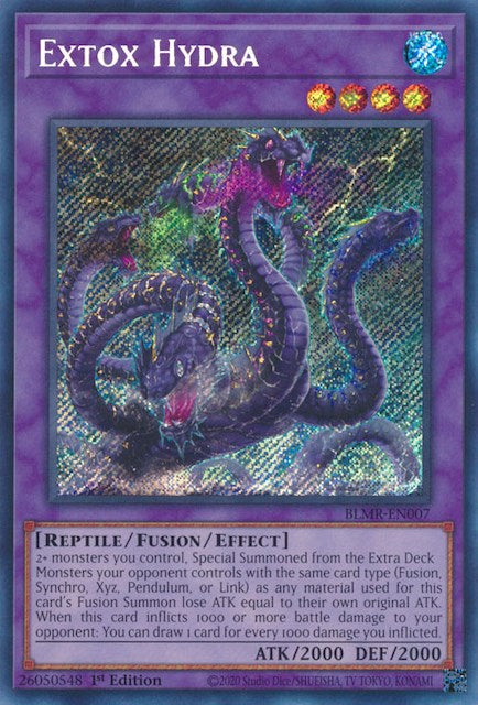 Extox Hydra [BLMR-EN007] Secret Rare - Yugioh Cards For Your TCG Needs!