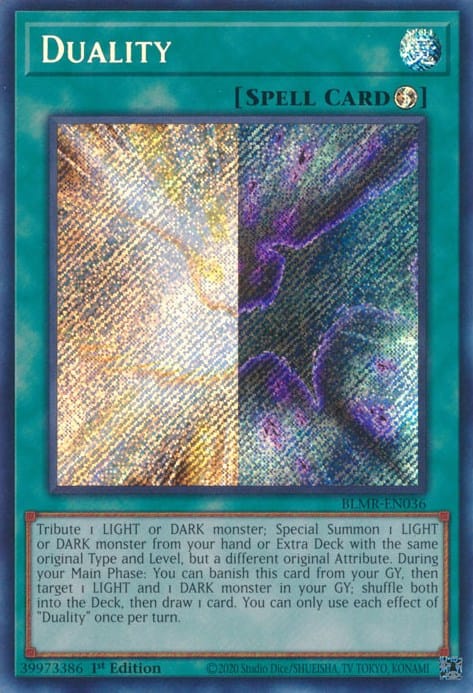 Duality [BLMR-EN036] Secret Rare - Yugioh Cards For Your TCG Needs!