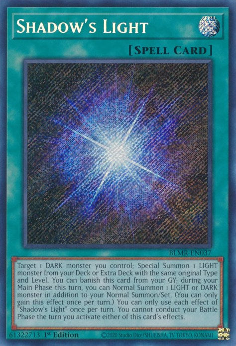 Shadow's Light [BLMR-EN037] Secret Rare - Yugioh Cards For Your TCG Needs!
