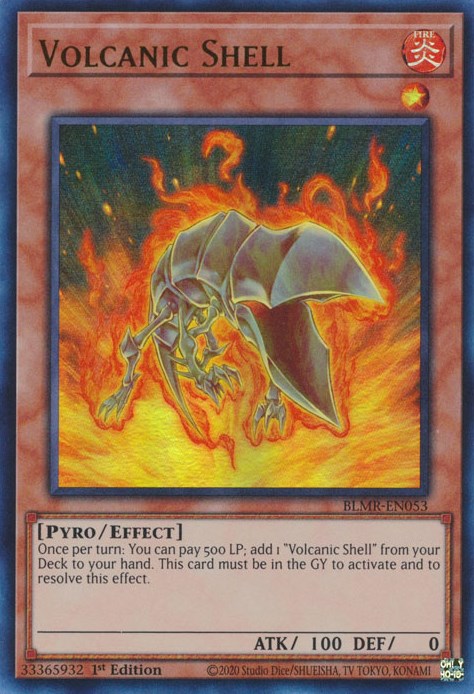 Volcanic Shell [BLMR-EN053] Ultra Rare - Yugioh Cards For Your TCG Needs!