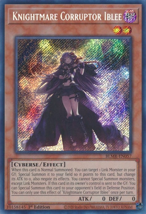 Knightmare Corruptor Iblee [BLMR-EN057] Secret Rare - Yugioh Cards For Your TCG Needs!