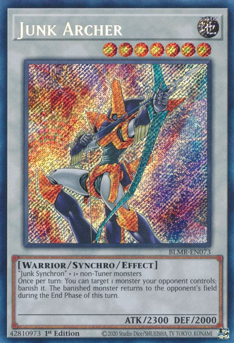 Junk Archer [BLMR-EN073] Secret Rare - Yugioh Cards For Your TCG Needs!