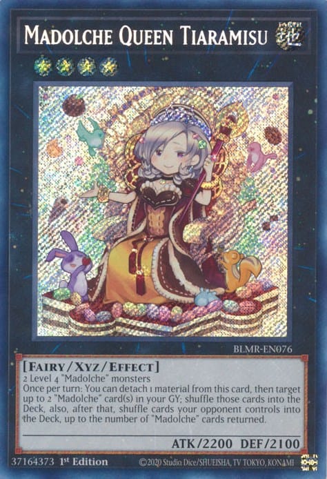 Madolche Queen Tiaramisu [BLMR-EN076] Secret Rare - Yugioh Cards For Your TCG Needs!