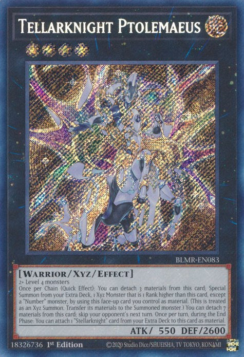 Tellarknight Ptolemaeus [BLMR-EN083] Secret Rare - Yugioh Cards For Your TCG Needs!