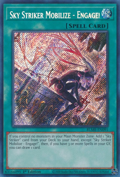 Sky Striker Mobilize - Engage! [BLMR-EN091] Secret Rare - Yugioh Cards For Your TCG Needs!