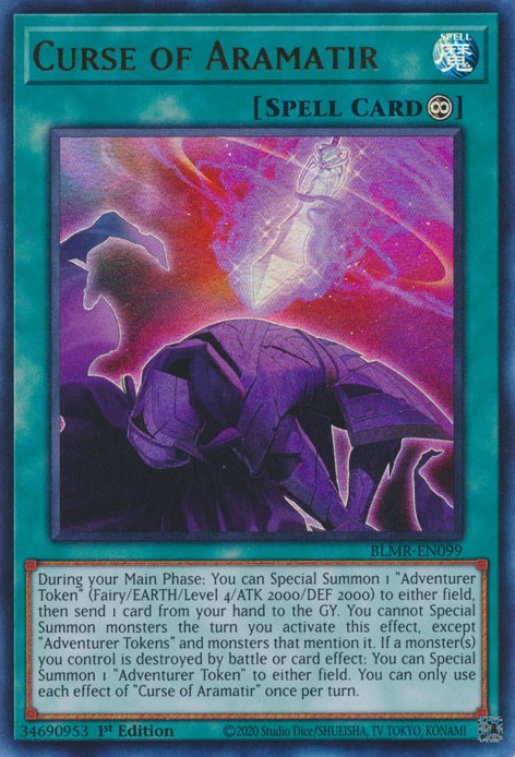 Curse of Aramatir [BLMR-EN099] Ultra Rare - Yugioh Cards For Your TCG Needs!