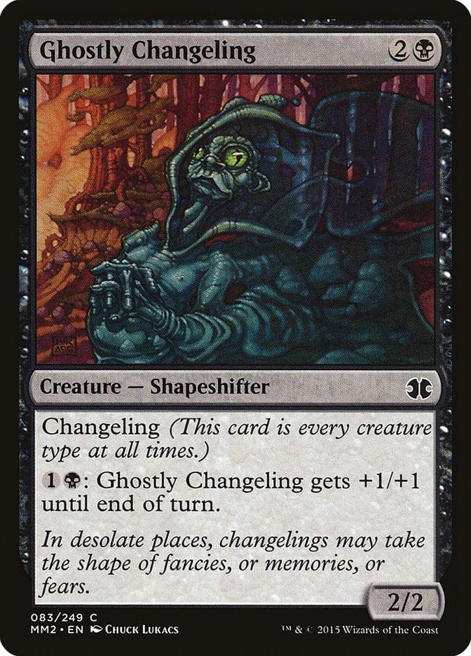 Ghostly Changeling [Modern Masters 2015] Magic: The Gathering