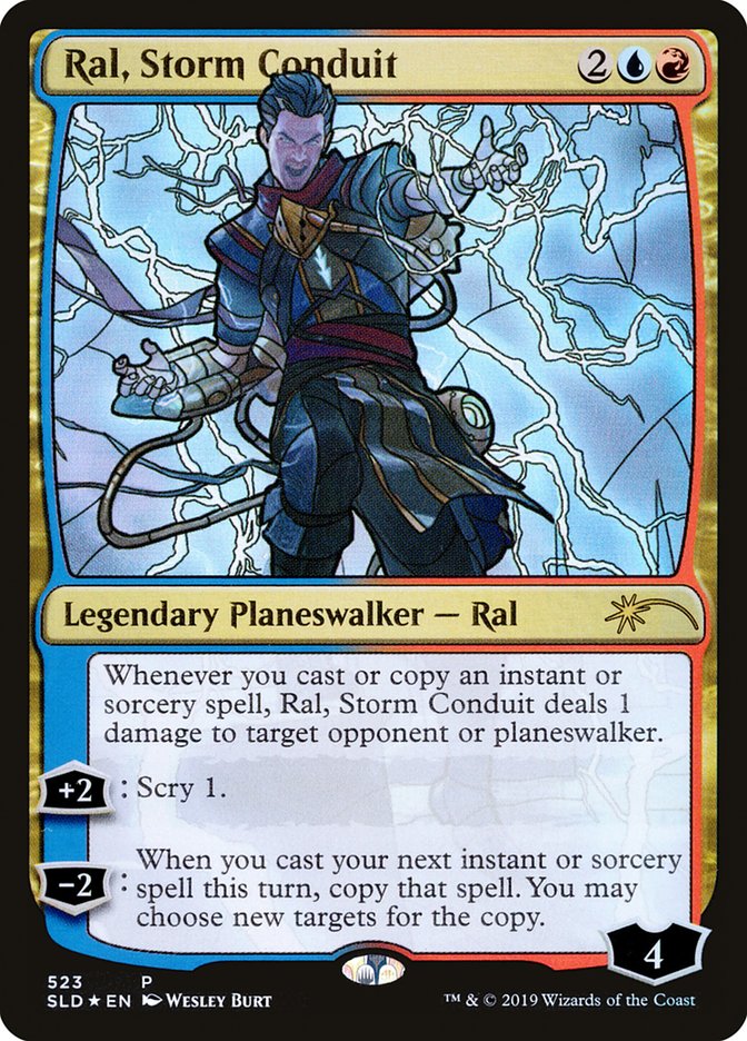 Ral, Storm Conduit (Stained Glass) [Secret Lair Drop Promos] Magic: The Gathering