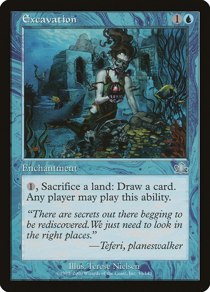 Excavation [Prophecy] Magic: The Gathering