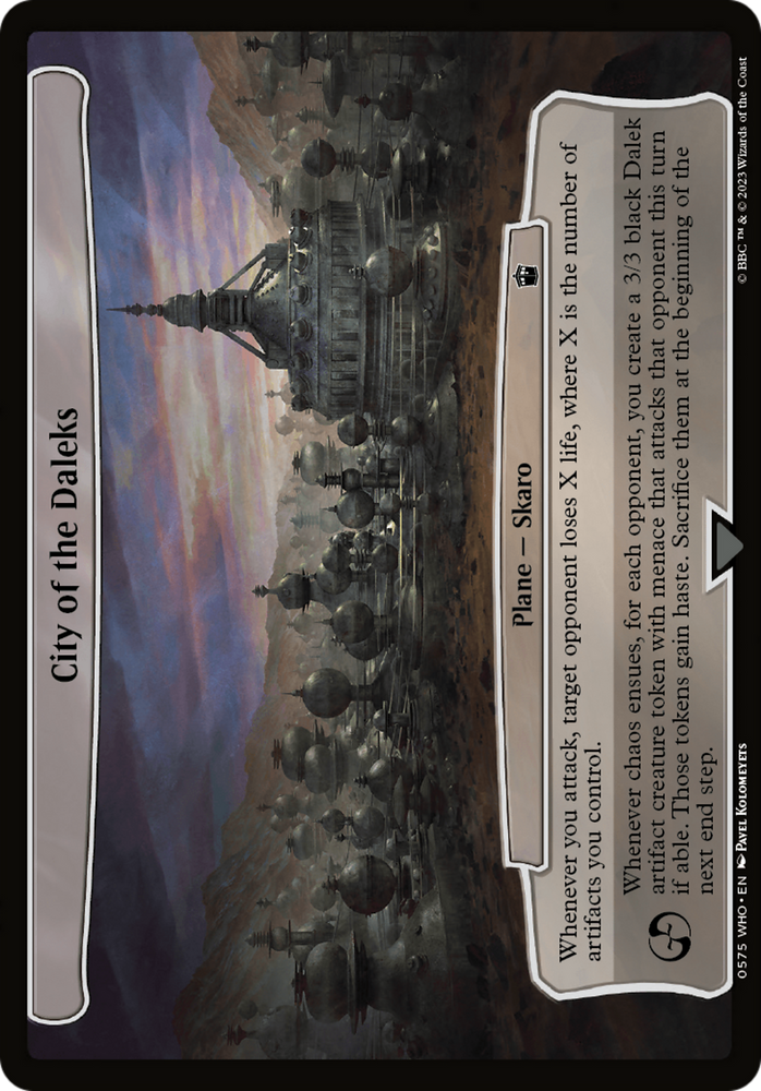 City of the Daleks [Doctor Who] Magic: The Gathering