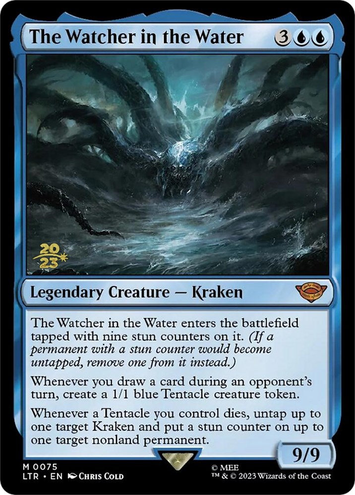The Watcher in the Water [The Lord of the Rings: Tales of Middle-Earth Prerelease Promos] Magic: The Gathering