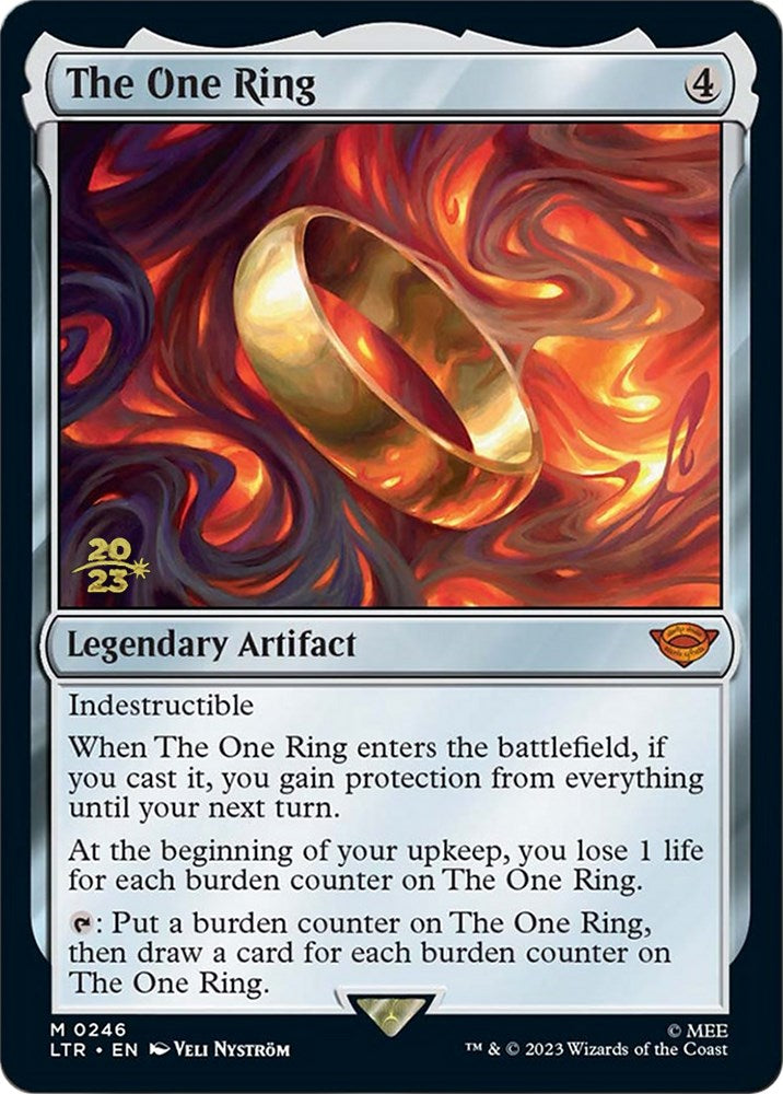 The One Ring [The Lord of the Rings: Tales of Middle-Earth Prerelease Promos] Magic: The Gathering