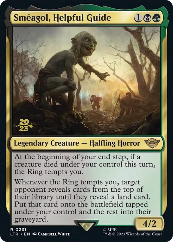 Smeagol, Helpful Guide [The Lord of the Rings: Tales of Middle-Earth Prerelease Promos] Magic: The Gathering