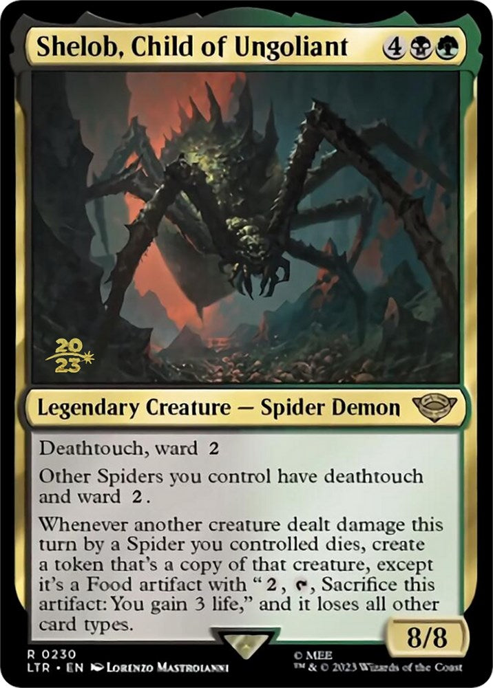 Shelob, Child of Ungoliant [The Lord of the Rings: Tales of Middle-Earth Prerelease Promos] Magic: The Gathering