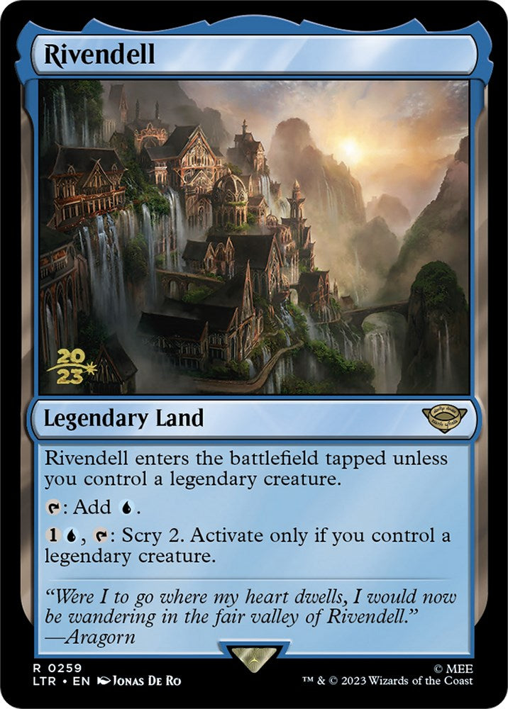 Rivendell [The Lord of the Rings: Tales of Middle-Earth Prerelease Promos] Magic: The Gathering