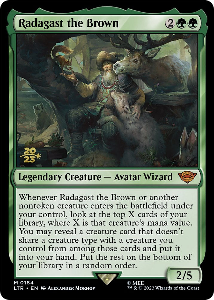 Radagast the Brown [The Lord of the Rings: Tales of Middle-Earth Prerelease Promos] Magic: The Gathering