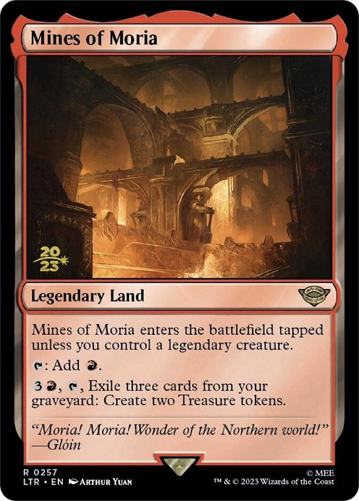 Mines of Moria [The Lord of the Rings: Tales of Middle-Earth Prerelease Promos] Magic: The Gathering