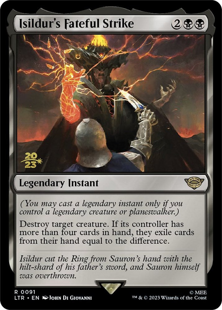 Isildur's Fateful Strike [The Lord of the Rings: Tales of Middle-Earth Prerelease Promos] Magic: The Gathering