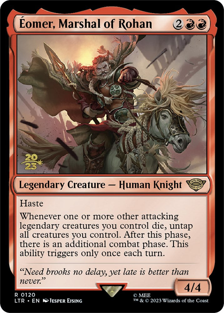 Eomer, Marshal of Rohan [The Lord of the Rings: Tales of Middle-Earth Prerelease Promos] Magic: The Gathering
