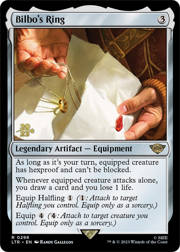 Bilbo's Ring [The Lord of the Rings: Tales of Middle-Earth Prerelease Promos] Magic: The Gathering