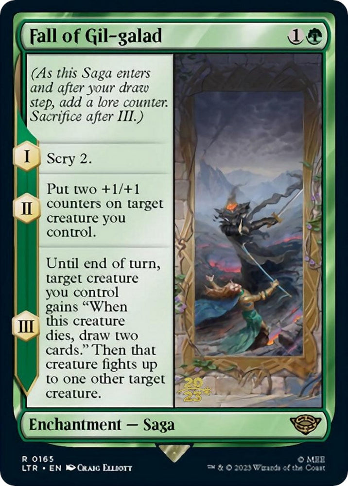 Fall of Gil-galad [The Lord of the Rings: Tales of Middle-Earth Prerelease Promos] Magic: The Gathering