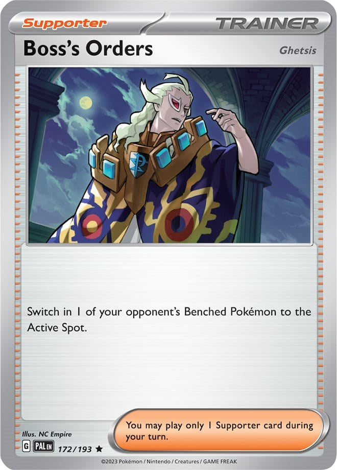 Boss's Orders (172/193) (Theme Deck Exclusive) [Scarlet & Violet: Paldea Evolved] Pokémon