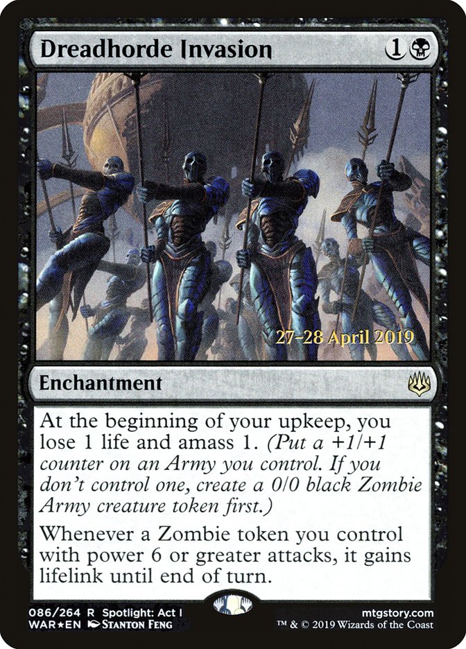 Dreadhorde Invasion [War of the Spark Prerelease Promos] Magic: The Gathering