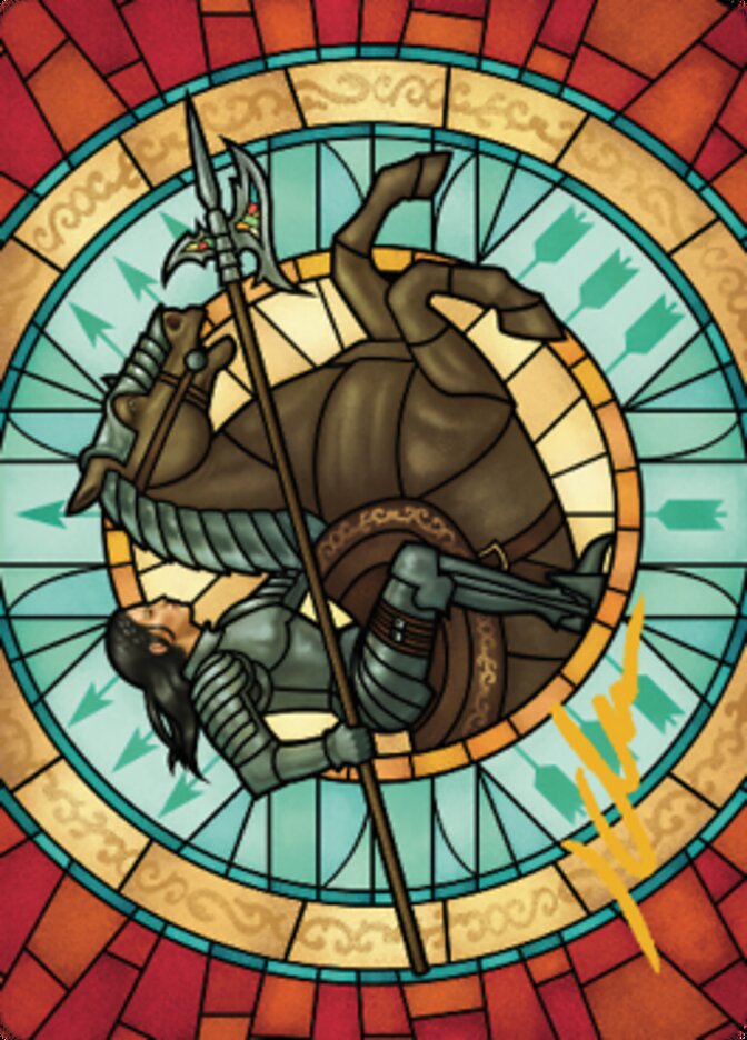 Tori D'Avenant, Fury Rider Art Card (Gold-Stamped Signature) [Dominaria United Art Series] Magic: The Gathering