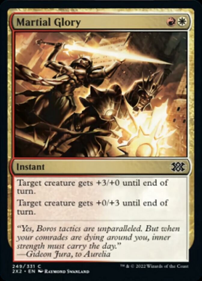 Martial Glory [Double Masters 2022] Magic: The Gathering