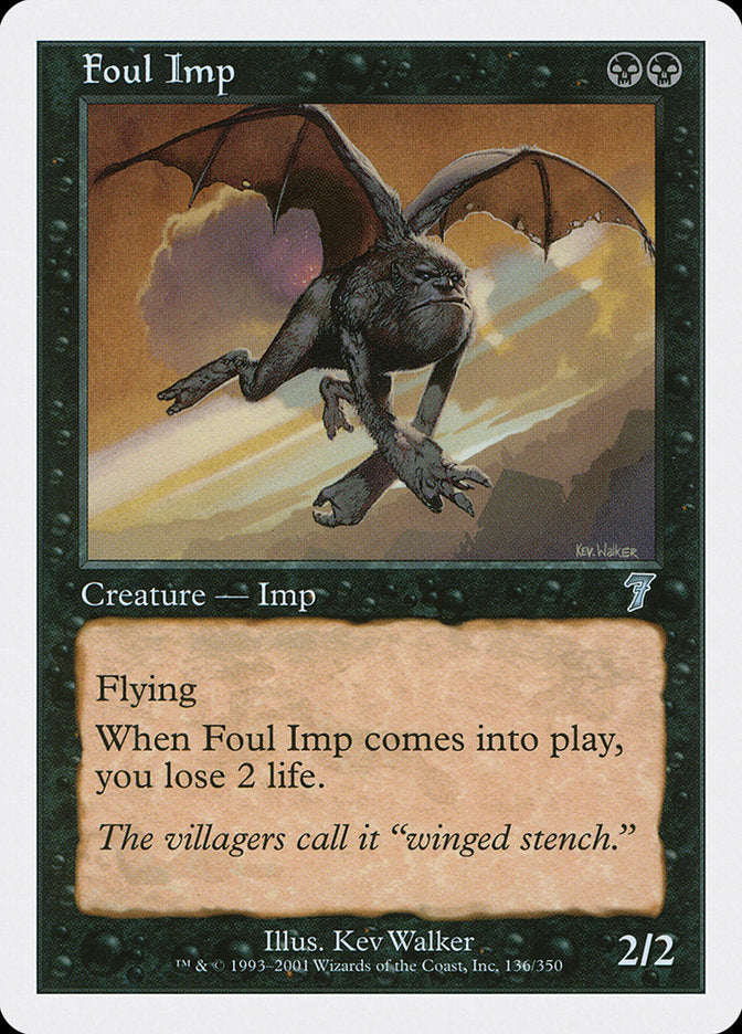 Foul Imp [Seventh Edition] Magic: The Gathering