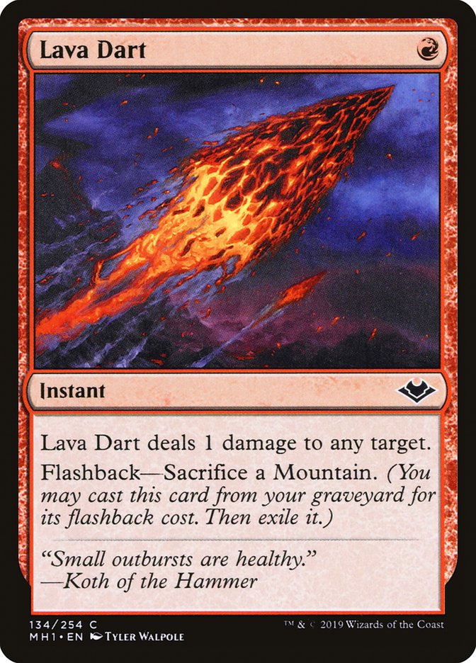 Lava Dart [Modern Horizons] Magic: The Gathering