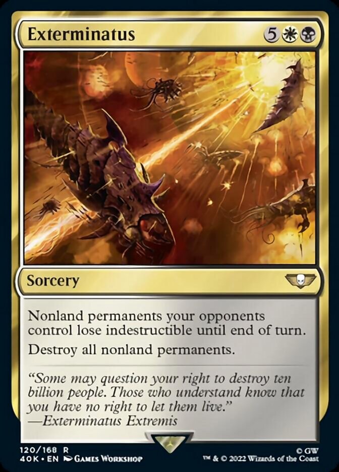 Exterminatus (Surge Foil) [Warhammer 40,000] Magic: The Gathering