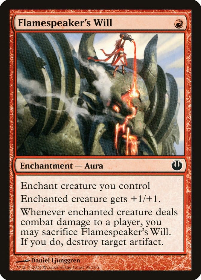 Flamespeaker's Will [Journey into Nyx] Magic: The Gathering