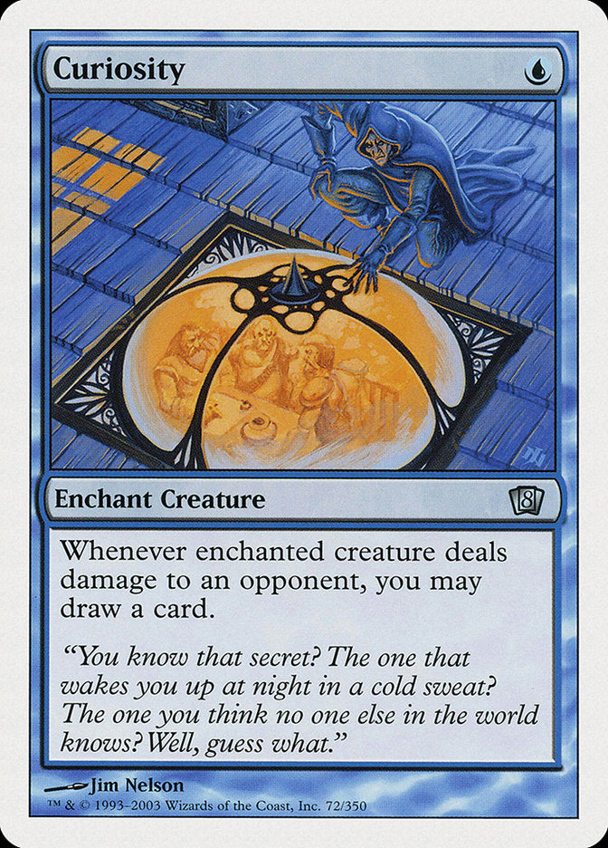 Curiosity [Eighth Edition] Magic: The Gathering