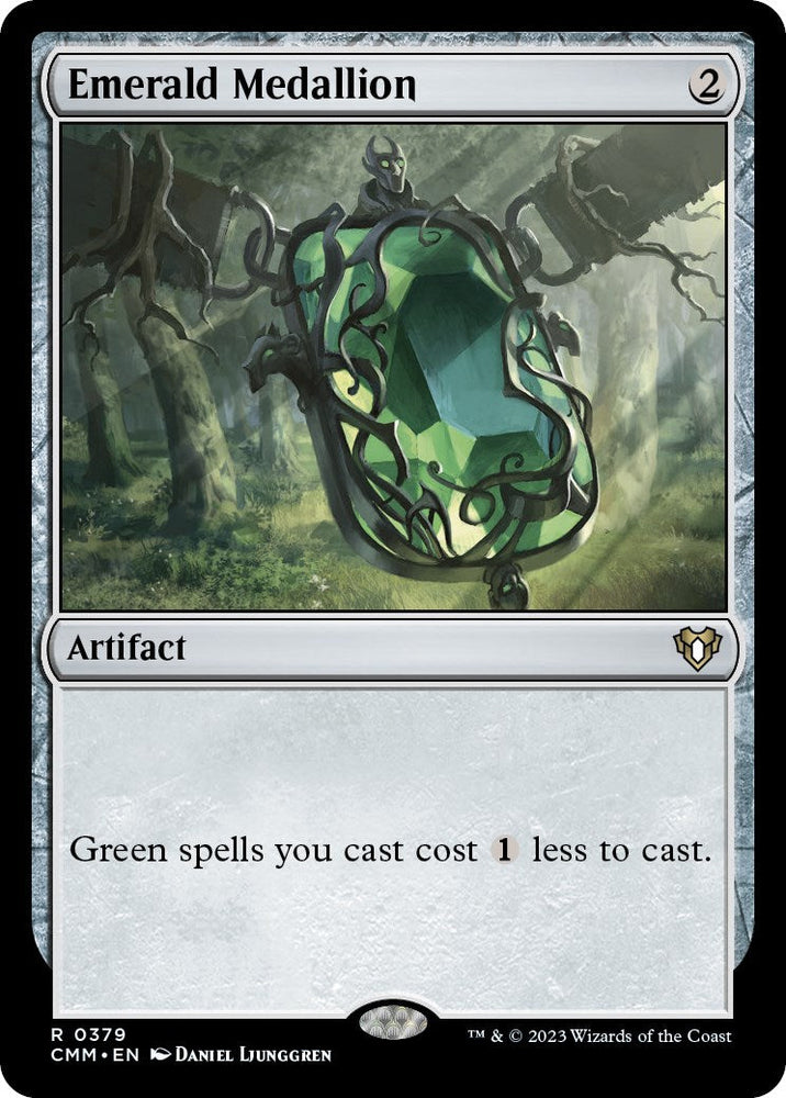 Emerald Medallion [Commander Masters] Magic: The Gathering