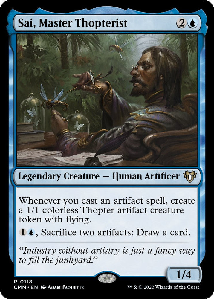 Sai, Master Thopterist [Commander Masters] Magic: The Gathering