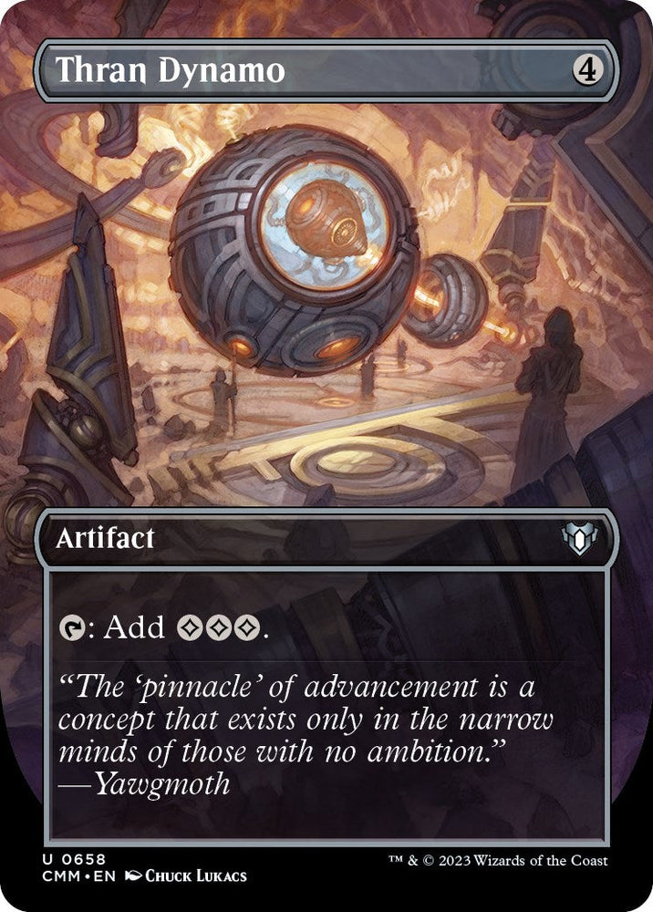 Thran Dynamo (Borderless Alternate Art) [Commander Masters] Magic: The Gathering