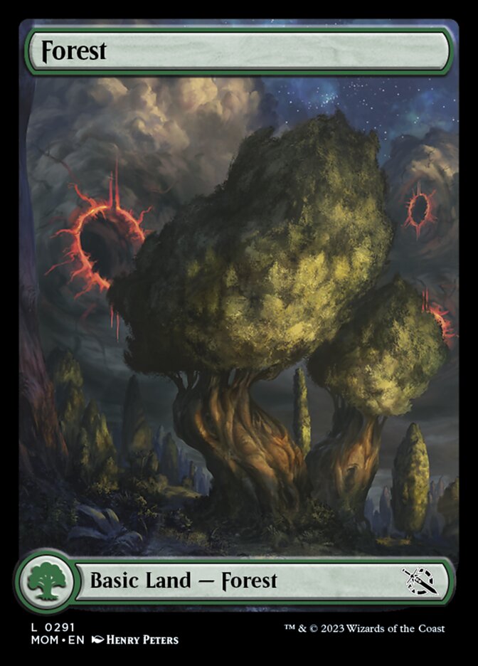 Forest (291) [March of the Machine] Magic: The Gathering