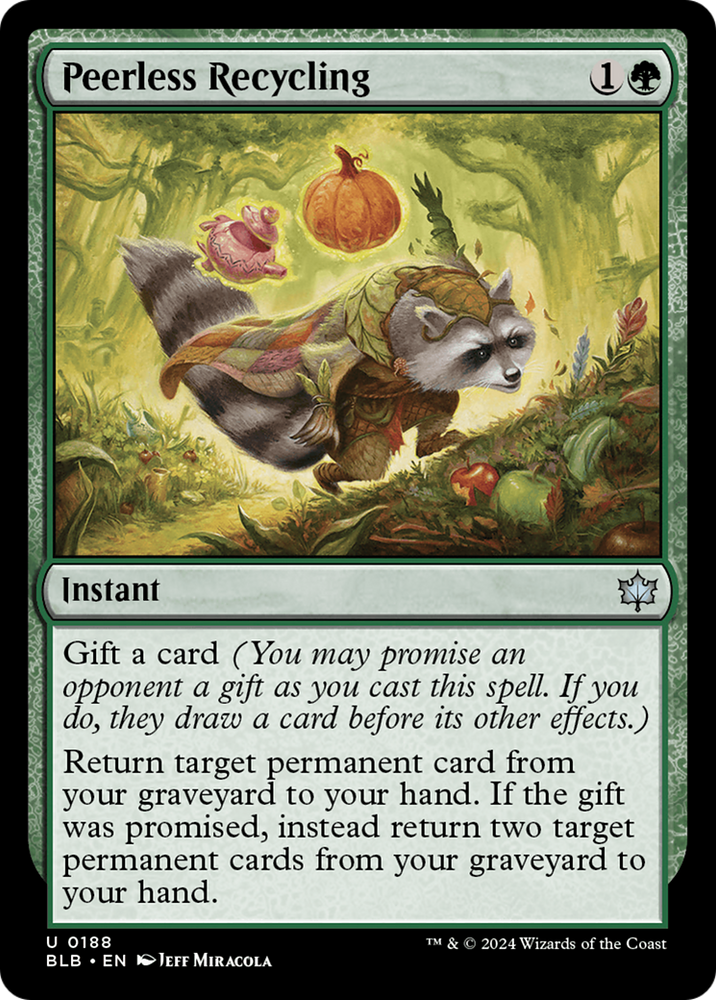 Peerless Recycling [Bloomburrow] Magic: The Gathering