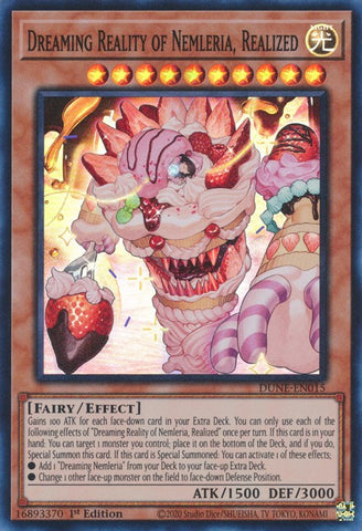 Dreaming Reality of Nemleria, Realized [DUNE-EN015] Super Rare - Yugioh Cards For Your TCG Needs!