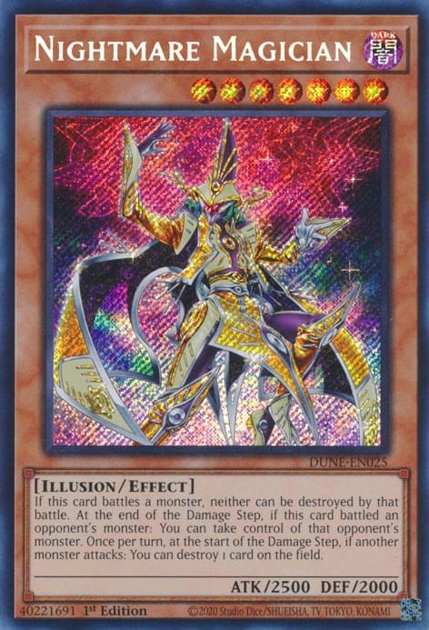 Nightmare Magician [DUNE-EN025] Secret Rare - Yugioh Cards For Your TCG Needs!