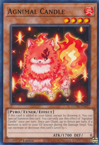 Agnimal Candle [DUNE-EN027] Common - Yugioh Cards For Your TCG Needs!