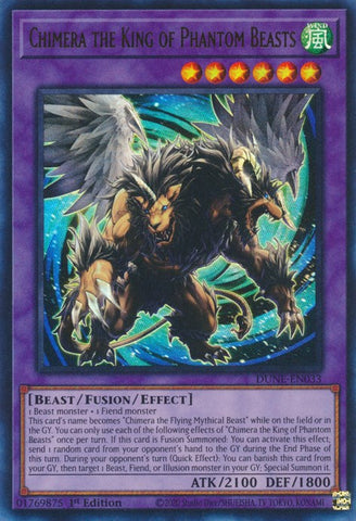 Chimera the King of Phantom Beasts [DUNE-EN033] Ultra Rare - Yugioh Cards For Your TCG Needs!
