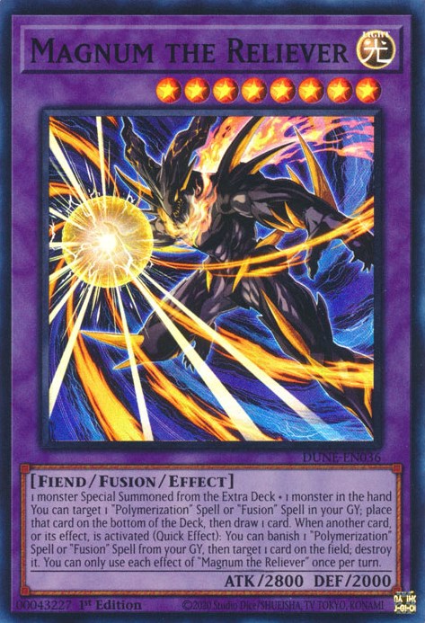 Magnum the Reliever [DUNE-EN036] Super Rare - Yugioh Cards For Your TCG Needs!