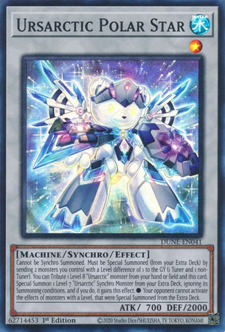 Ursarctic Polar Star [DUNE-EN041] Super Rare - Yugioh Cards For Your TCG Needs!