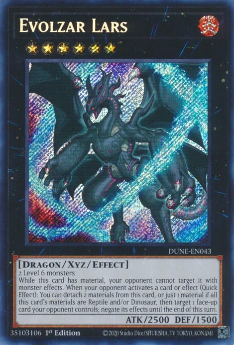 Evolzar Lars [DUNE-EN043] Secret Rare - Yugioh Cards For Your TCG Needs!