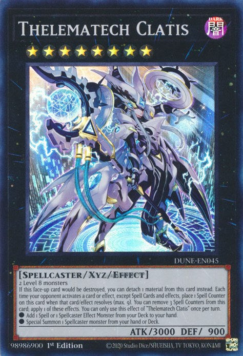 Thelematech Clatis [DUNE-EN045] Super Rare - Yugioh Cards For Your TCG Needs!