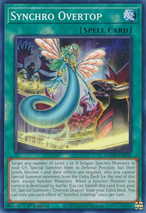 Synchro Overtop [DUNE-EN050] Common - Yugioh Cards For Your TCG Needs!
