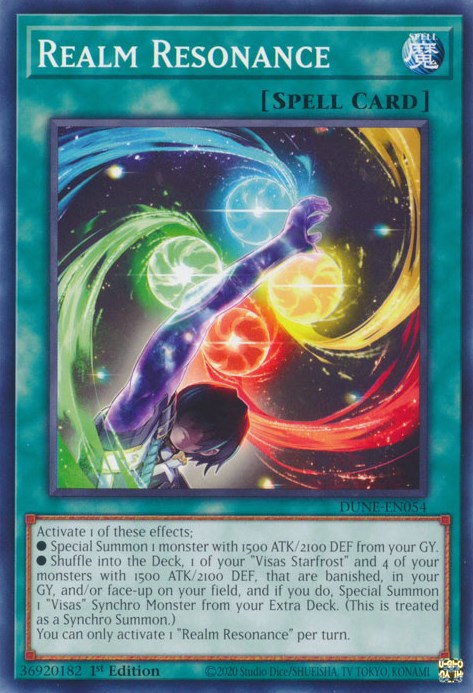 Realm Resonance [DUNE-EN054] Common - Yugioh Cards For Your TCG Needs!
