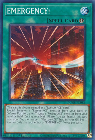 EMERGENCY! [DUNE-EN058] Common - Yugioh Cards For Your TCG Needs!